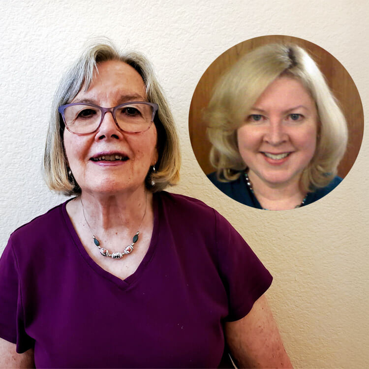 Sisters Anne Kuhlmann Taylor '66 and Celia J. Kuhlmann