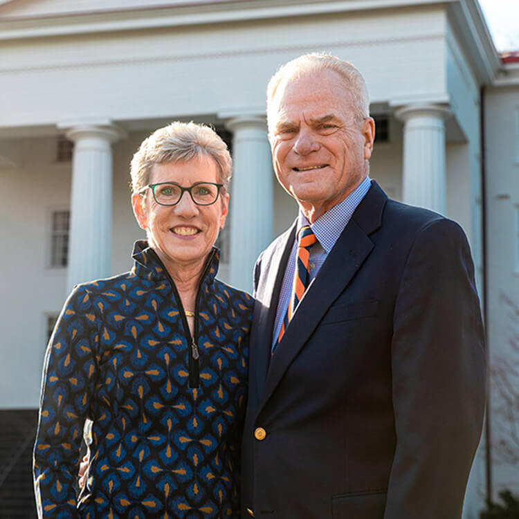 Donors Joan ’76 and Rick Schweizer ’76