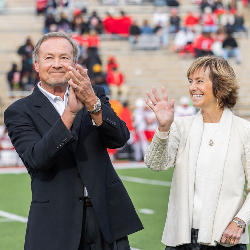 donors Curt and Lavonne Mitchell