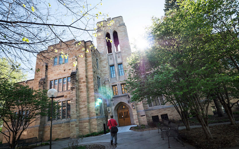 exterior of seminary building