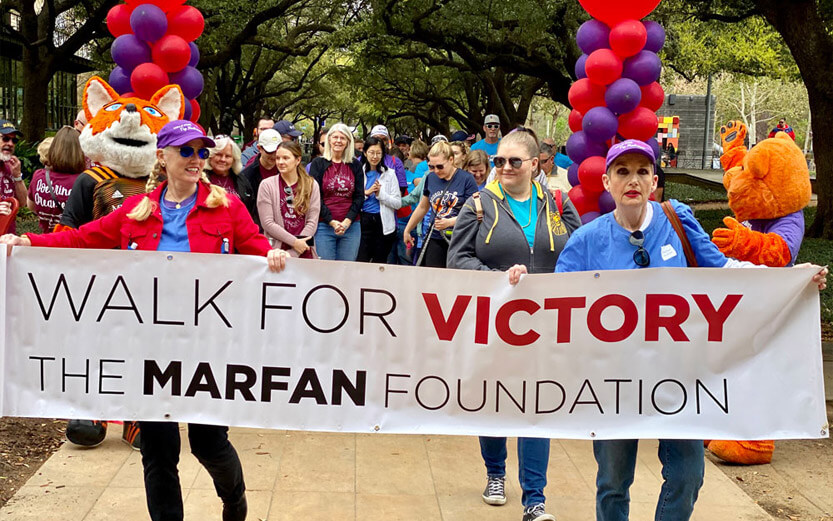 walk for victory banner