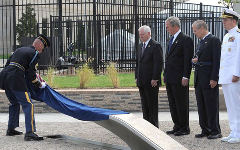Pentagon Memorial ceremony