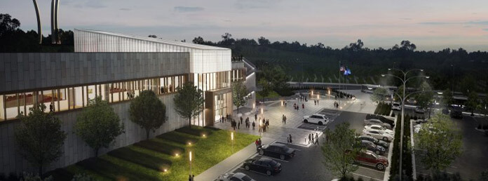 Pentagon Memorial Visitor Center rendering