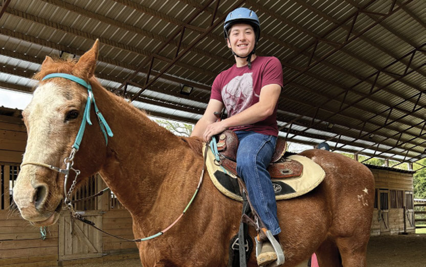 PKP brother on horseback