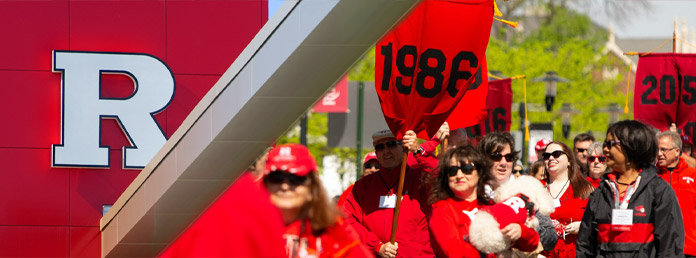 Rutgers alumni at an event