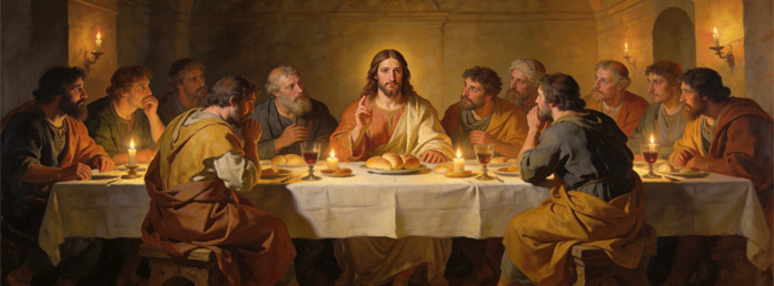 AI depiction of the Last Supper