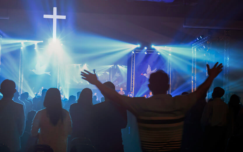 a christian music concert