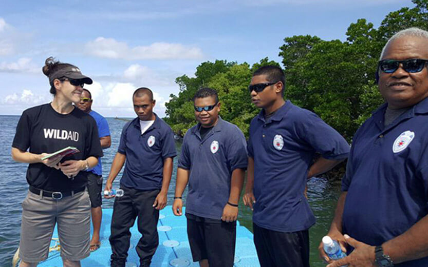 WildAid marine conservationists